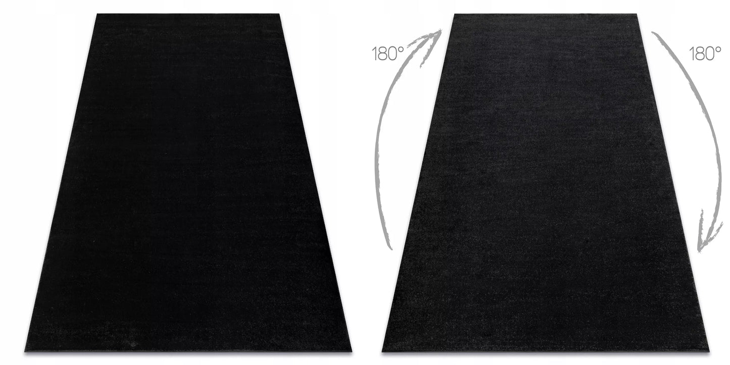 DYWAN SOFTY lygus 140x190 cm JUODAS #AF854