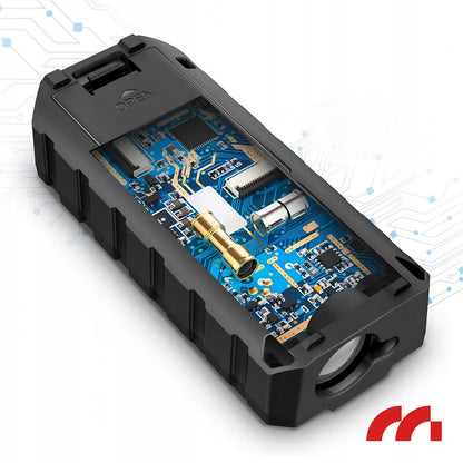 Lazerinis atstumo matuoklis 50m, skaitmeninis kampainis matuoklis ir gulsčiukas