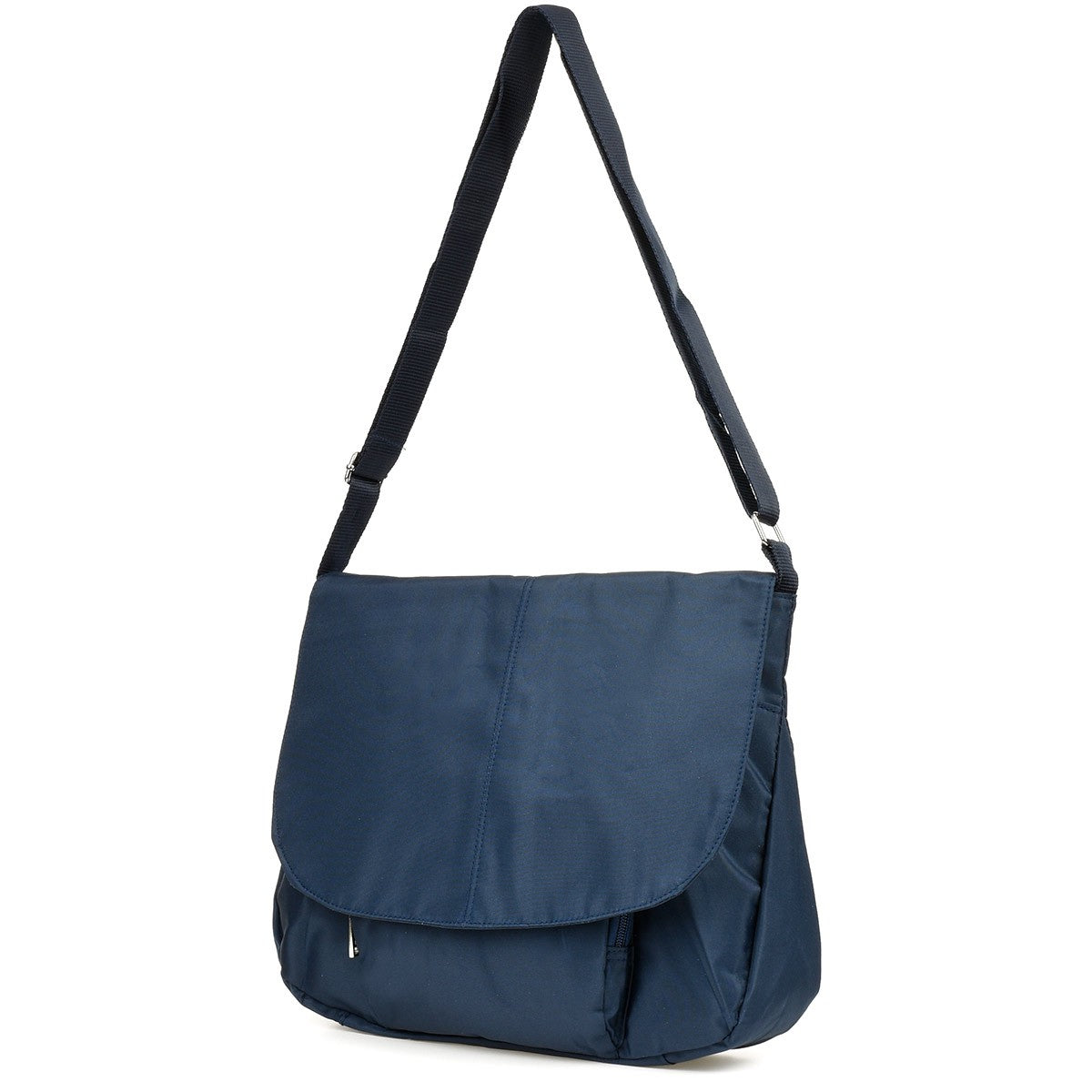 Moteriška rankinė, lengva, medžiaginė pašto rankinė, talpi, su atvartu, Beltimore A4