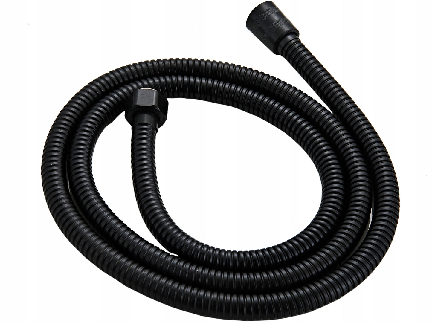 Lietaus dušas 1,5 m 170-200 skersmuo 20 cm žalvario juodas dušo komplektas