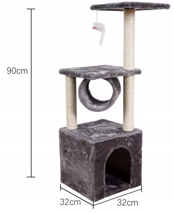 Žema draskyklė, guolis, draskymo stulpas, Omna bokštelis 61 - 100 cm