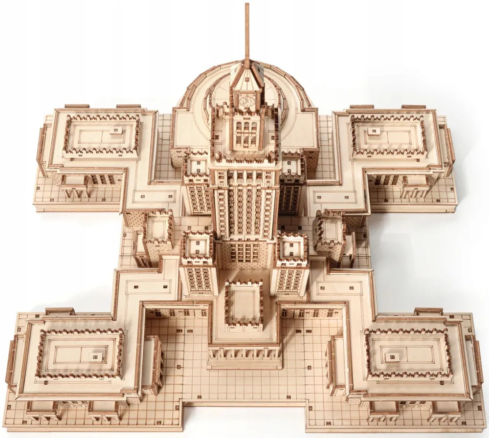 Medinis 3D modelis – Kultūros ir mokslo rūmų galvosūkis, Varšuvos architektūra