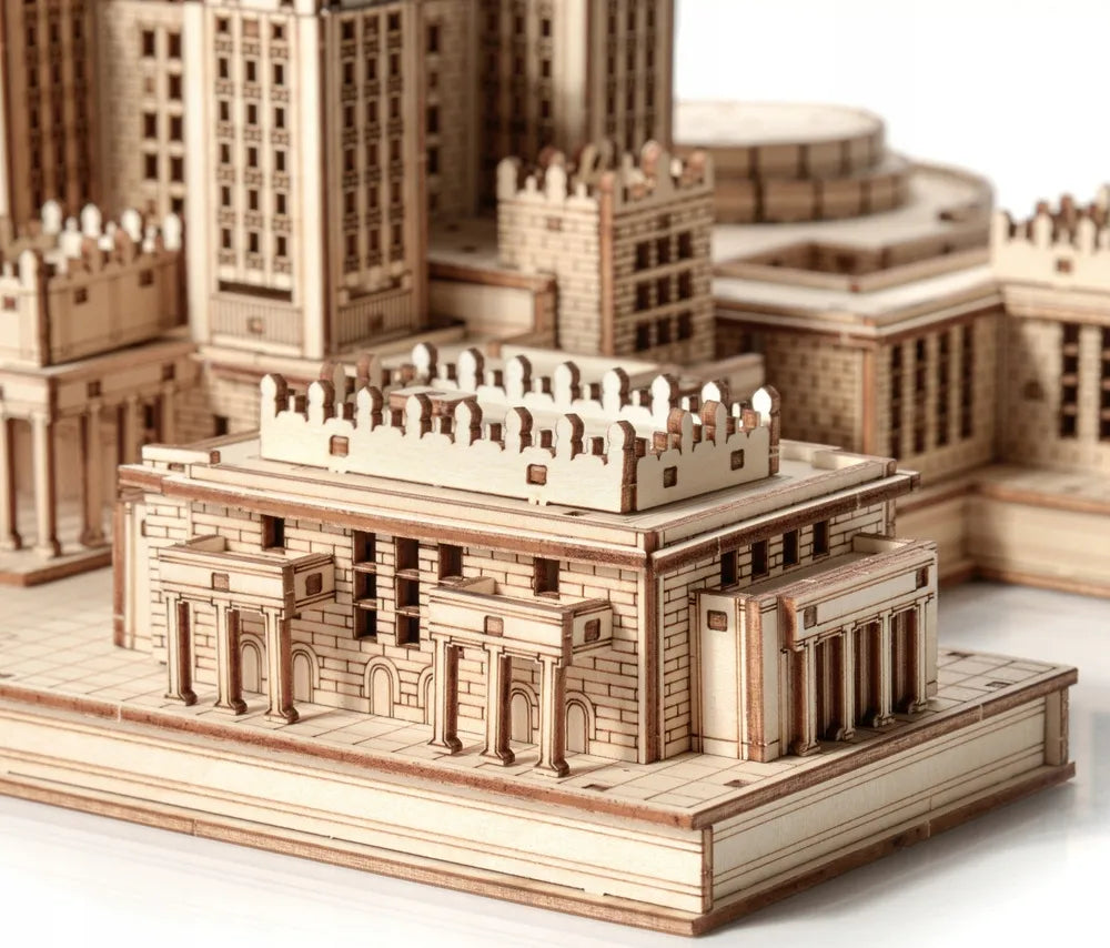 Medinis 3D modelis – Kultūros ir mokslo rūmų galvosūkis, Varšuvos architektūra