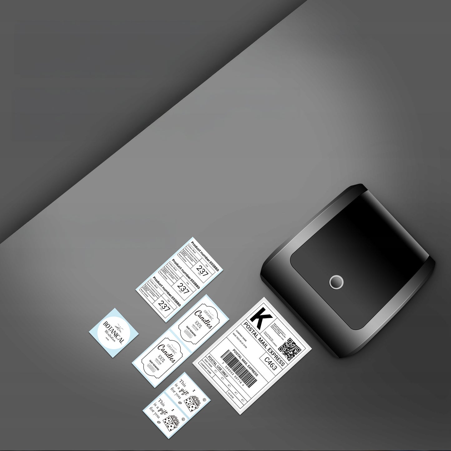 Etikečių spausdintuvas Terminis Kurjerių XPRINTER XP-423B USB + LAN DHL DPD