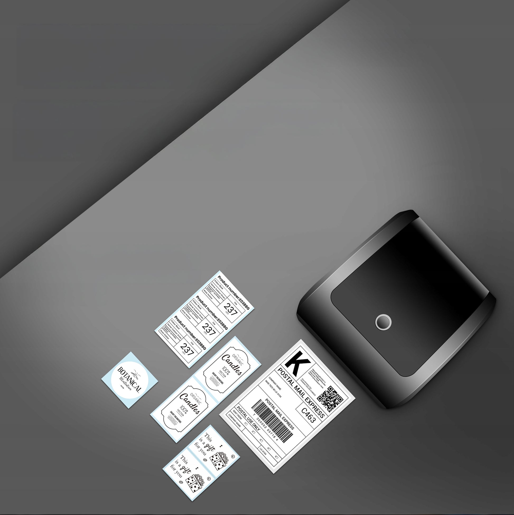 Etikečių spausdintuvas Terminis Kurjerių XPRINTER XP-423B USB + LAN DHL DPD