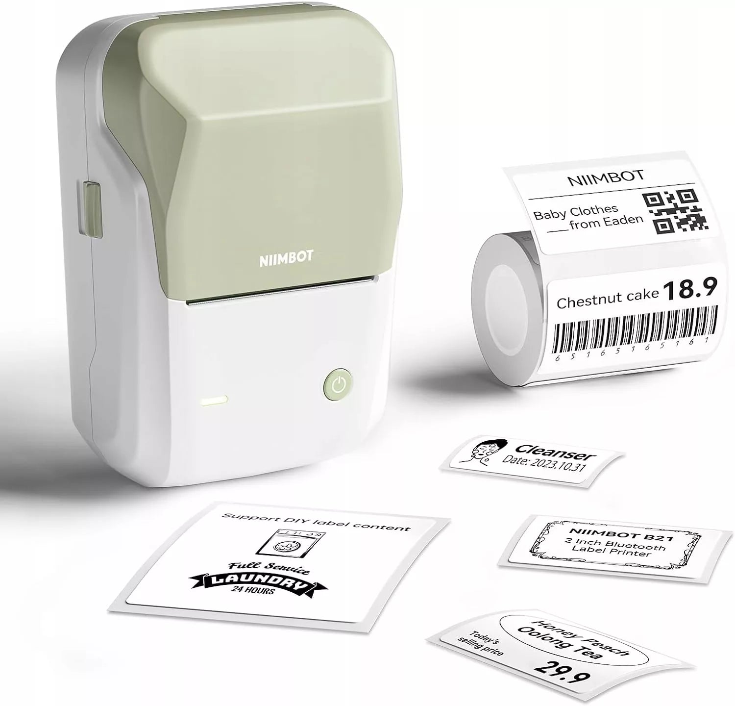 B1 Niimbot Bluetooth lipnių etikečių terminis spausdintuvas