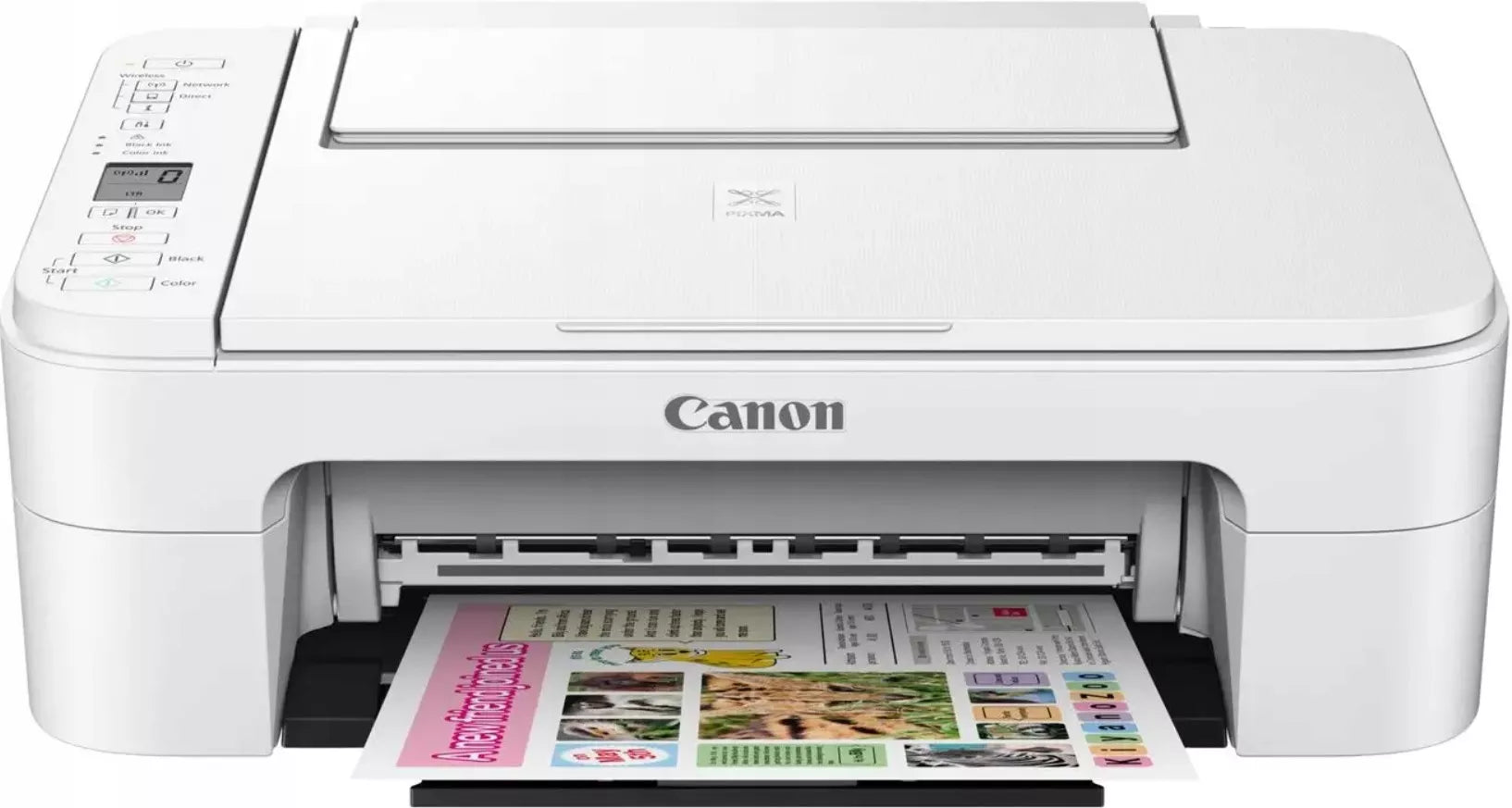 Spalvotas rašalinis daugiafunkcis spausdintuvas Canon PIXMA TS3351 + RAŠALINIAI DAŽAI