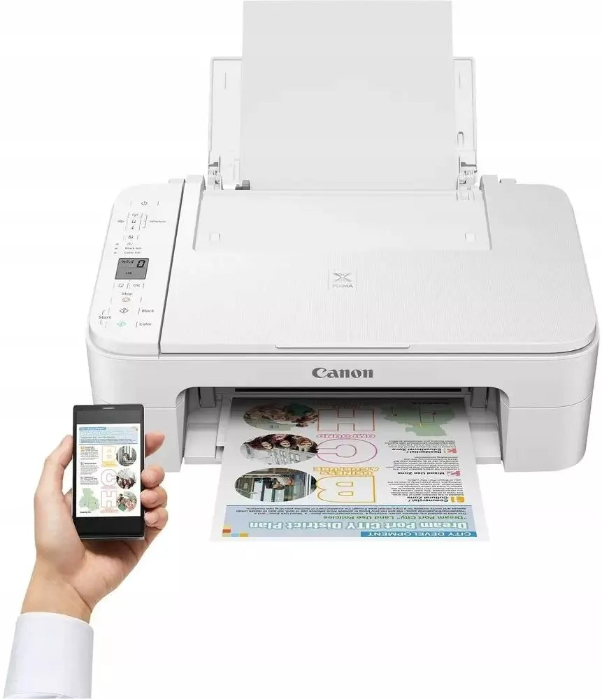 Spalvotas rašalinis daugiafunkcis spausdintuvas Canon PIXMA TS3351 + RAŠALINIAI DAŽAI