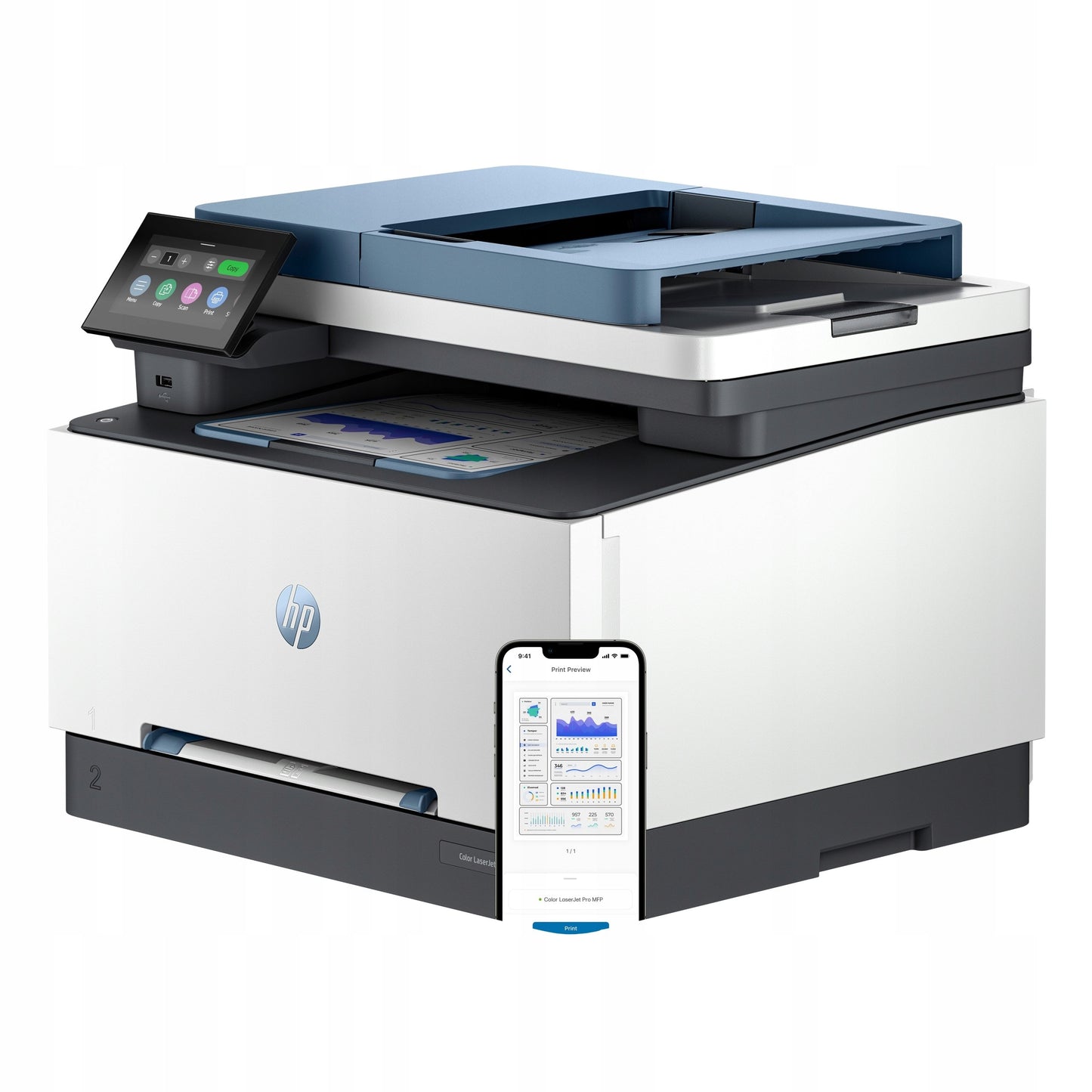 Daugiafunkcis lazerinis spausdintuvas (spalvotas) HP LaserJet Pro MFP 3302sdw