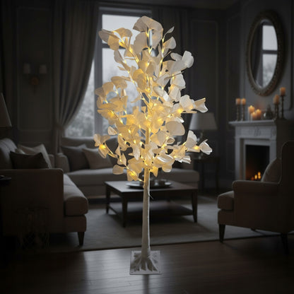 Kalėdinė dekoratyvinė eglutė LED BERŽAS 150 cm, šiltai baltos spalvos lemputės