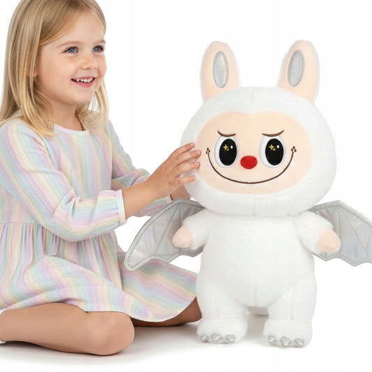 Didelis BALTAS Pliušinis Žaislas vaikams LABUBU LA BUBU 45cm