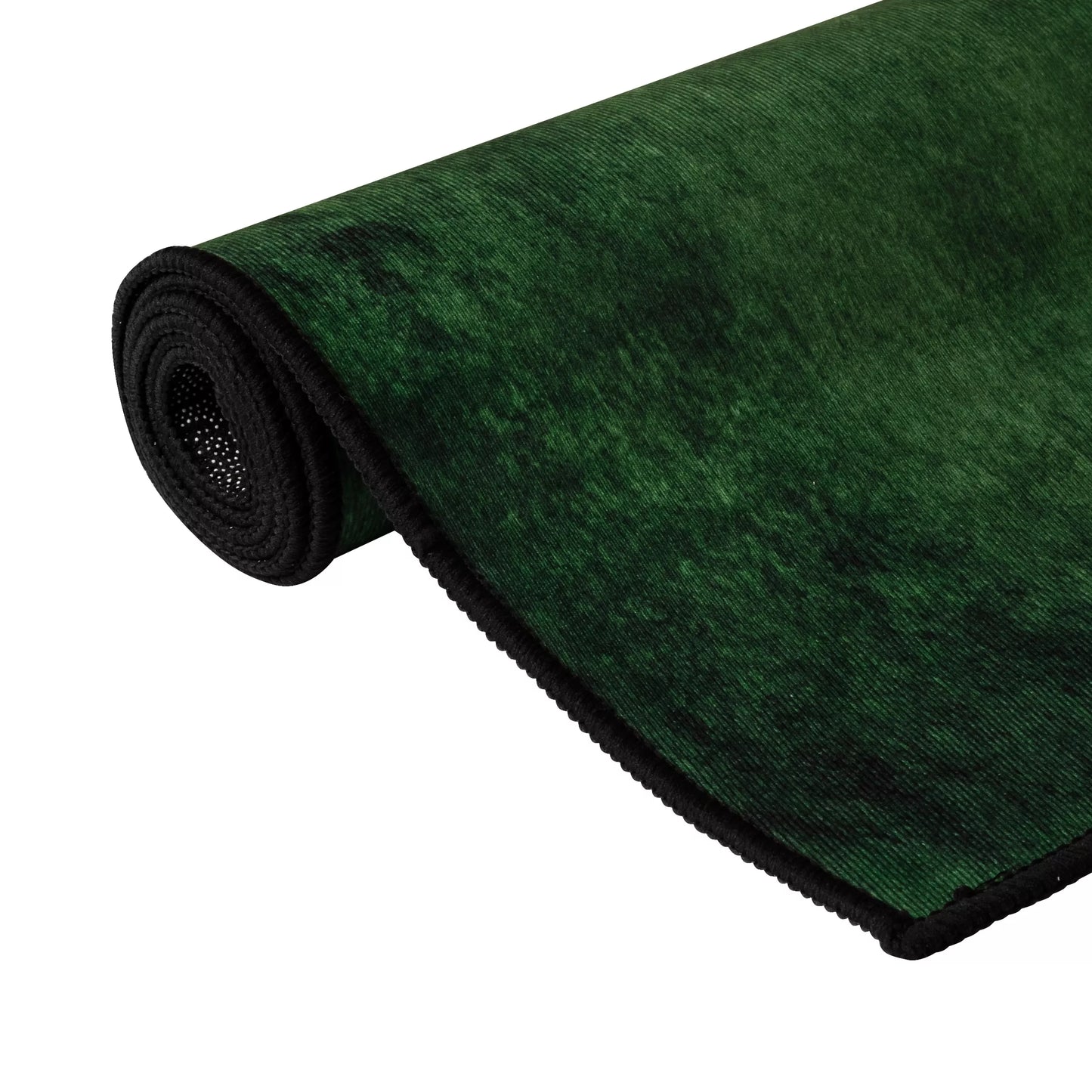 Kilimas BCF 220cmx160cm Žalias Loft neslystantis madingas trumpo plauko