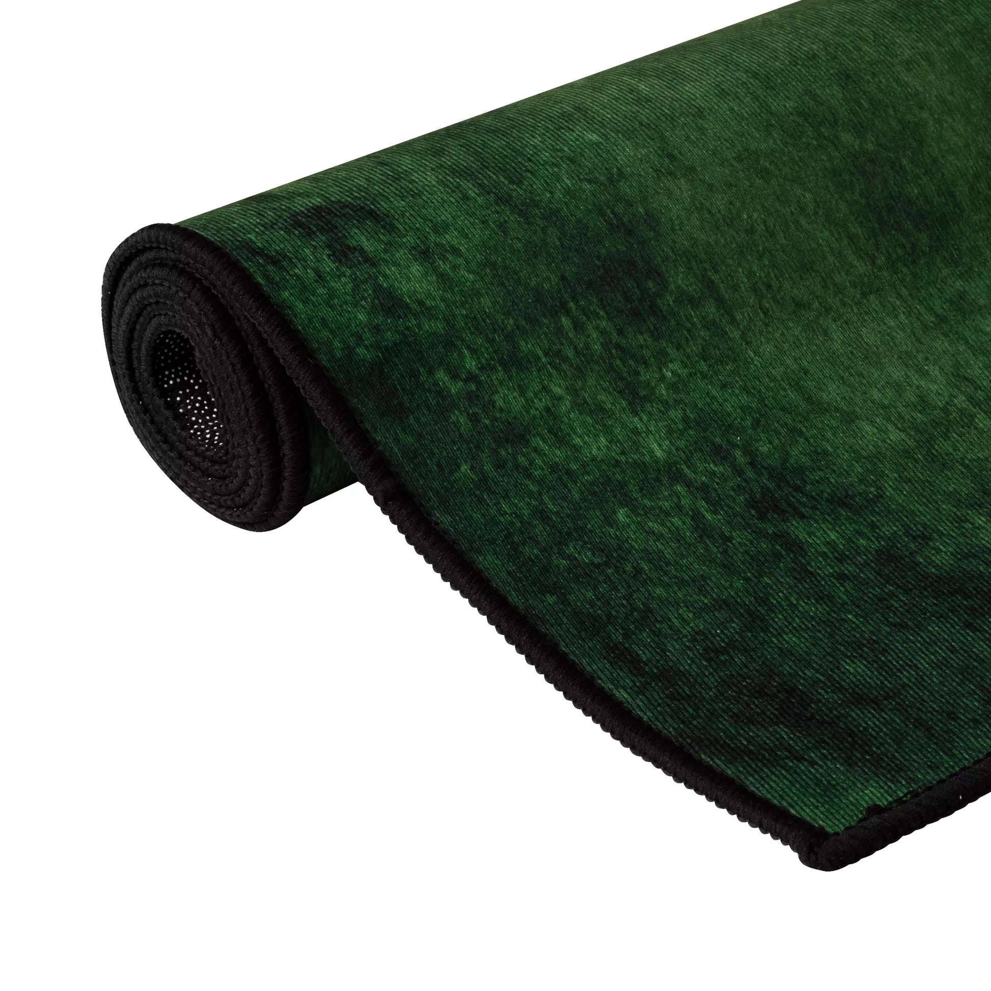 Kilimas BCF 220cmx160cm Žalias Loft neslystantis madingas trumpo plauko