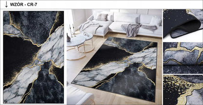 KRISTALINIS kilimas 200x300 Modernus Tradicinis Madingas neslystantis spausdintas