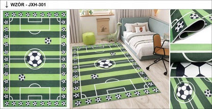 Kilimas FLANNEL 160x230 Spausdintas Vaikams Neslystantis Madingas Žaidimų