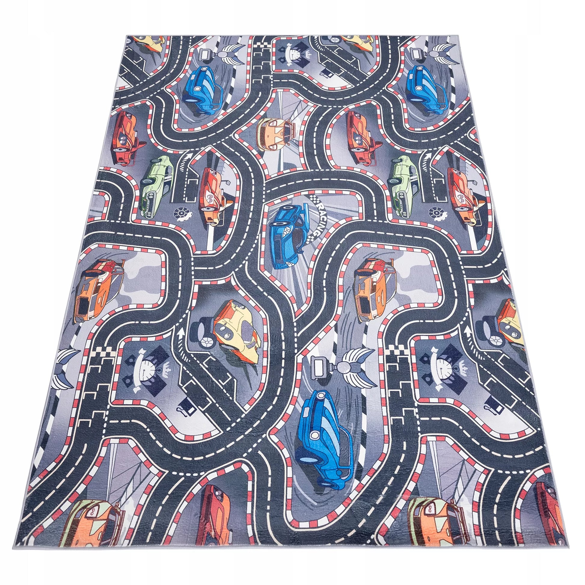 Kilimas FLANNEL 200x300 Spausdintas Vaikams Neslidus Madingas Žaidimams