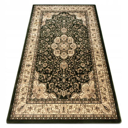 Kilimas KLASIKINIS TRADICINIS ROZETĖ RĖMAS GĖLĖS ROYAL žalias 200x400 cm