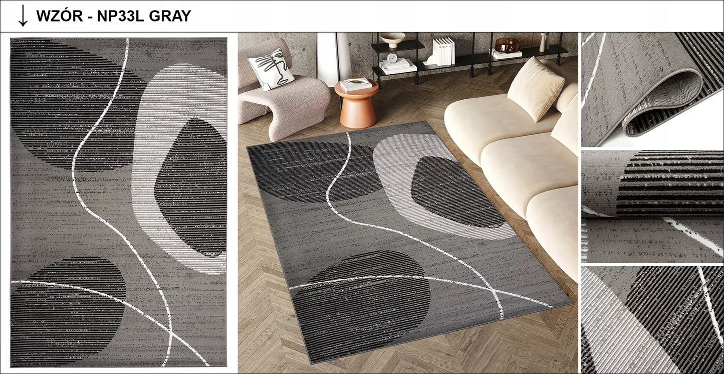 Kilimas LUXURY 140x200 BCF Minkštas Šiuolaikinis Elegantiškas Madingas Įvairūs raštai
