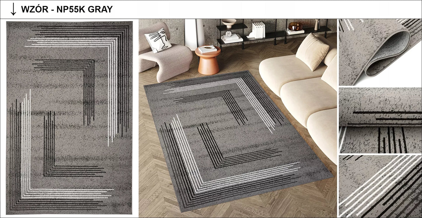 Kilimas LUXURY 140x200 BCF Minkštas Šiuolaikinis Elegantiškas Madingas Įvairūs raštai