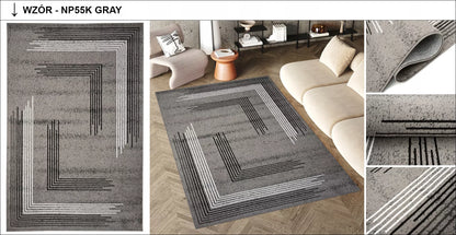 Kilimas LUXURY 140x200 BCF Minkštas Šiuolaikinis Elegantiškas Madingas Įvairūs raštai