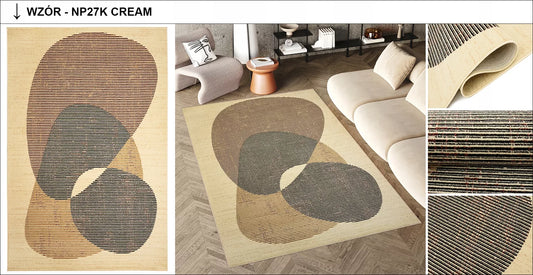 Kilimas LUXURY 250x300 BCF Minkštas Modernus Elegantiškas Madingas Įvairūs Raštai