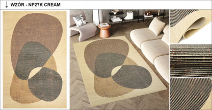 Kilimas LUXURY 250x350 BCF Minkštas Šiuolaikinis Elegantiškas Madingas Įvairūs Raštai