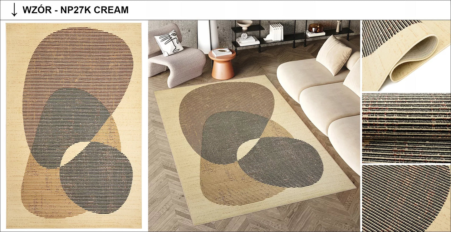 Kilimas LUXURY 300x400 BCF minkštas, modernus, elegantiškas, madingas, įvairūs raštai