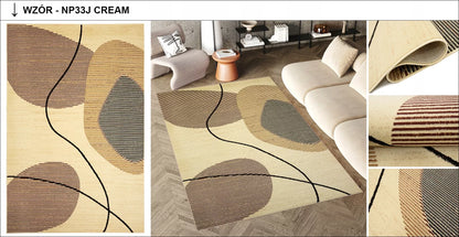 Kilimas LUXURY 80x150 BCF Minkštas Modernus Elegantiškas Madingas Įvairūs Raštai