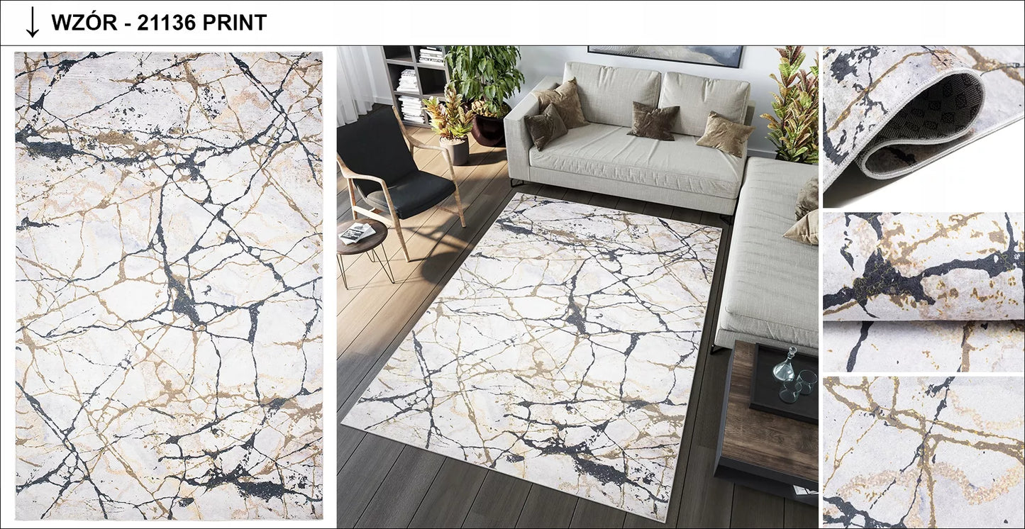 Kilimas TOSCANA 80x200 Madingas pramoninis loftinis