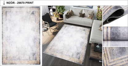 Kilimas TOSCANA 80x200 Madingas pramoninis loftinis