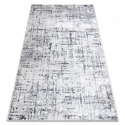 Modernus kilimas "Linie vintage" pilkos spalvos, struktūrinis, svetainei, 180x270 cm