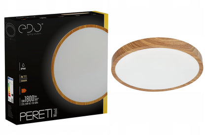 EDO Lubinis LED šviestuvas PERETI 18W 3000K IP44 Medinis 29,5cm