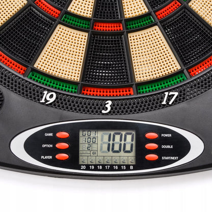 ELEKTRONINĖ DART'O LENTA METEOR 18 žaidimų 159 variantų 8 žaidėjų LCD