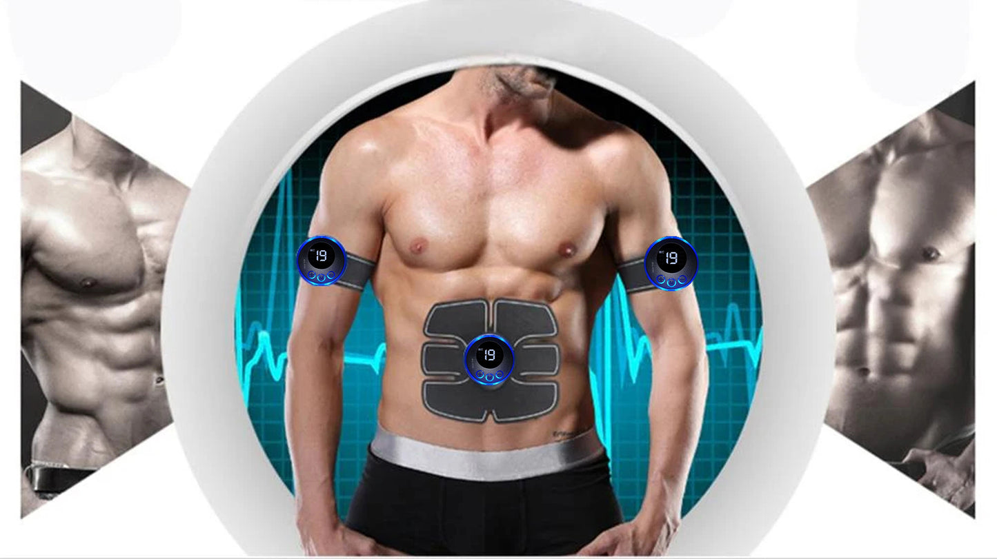 ELEKTROSTIMULIATORIUS EMS PILVO, NUGAROS, RANKŲ, SĖDMENŲ RAUMENŲ KOJŲ MASAŽUOKLIS 3X