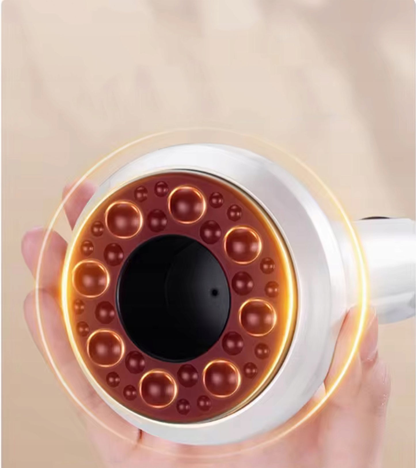 Elektrinis belaidis anticeliulitinis masažuoklis su šildymu