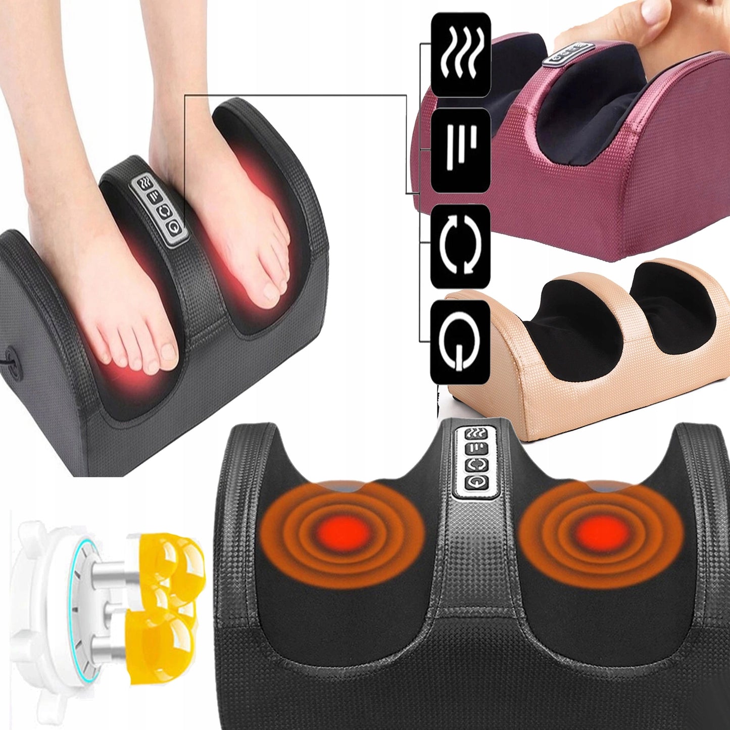 ELEKTRINIS KOJŲ IR PĖDŲ MASAŽUOKLIS - ATOSIPALAIDAVIMAS IR REGENERACIJA JŪSŲ NAMUOSE - TAI TAIP PAT GERA DOVANA