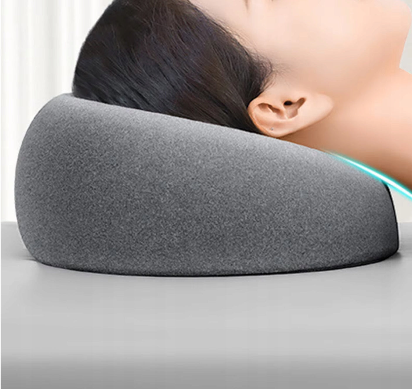 Ergonomiška kvėpuojanti pagalvėlė veidui masažui gulėti ant pilvo