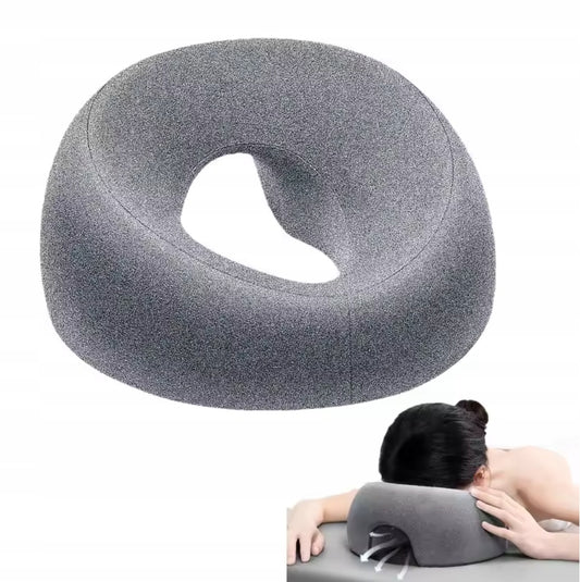 Ergonomiška kvėpuojanti pagalvėlė veidui masažui gulėti ant pilvo