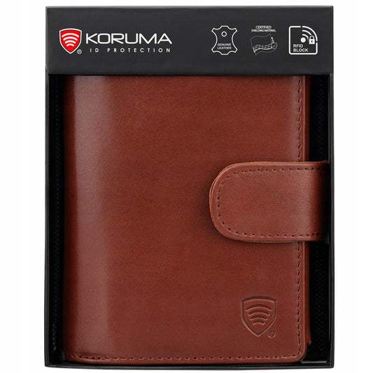 Elegantiška RFID vyriška odinė piniginė Apsauganti nuo vagysčių Kortelių apsauga / KORUMA