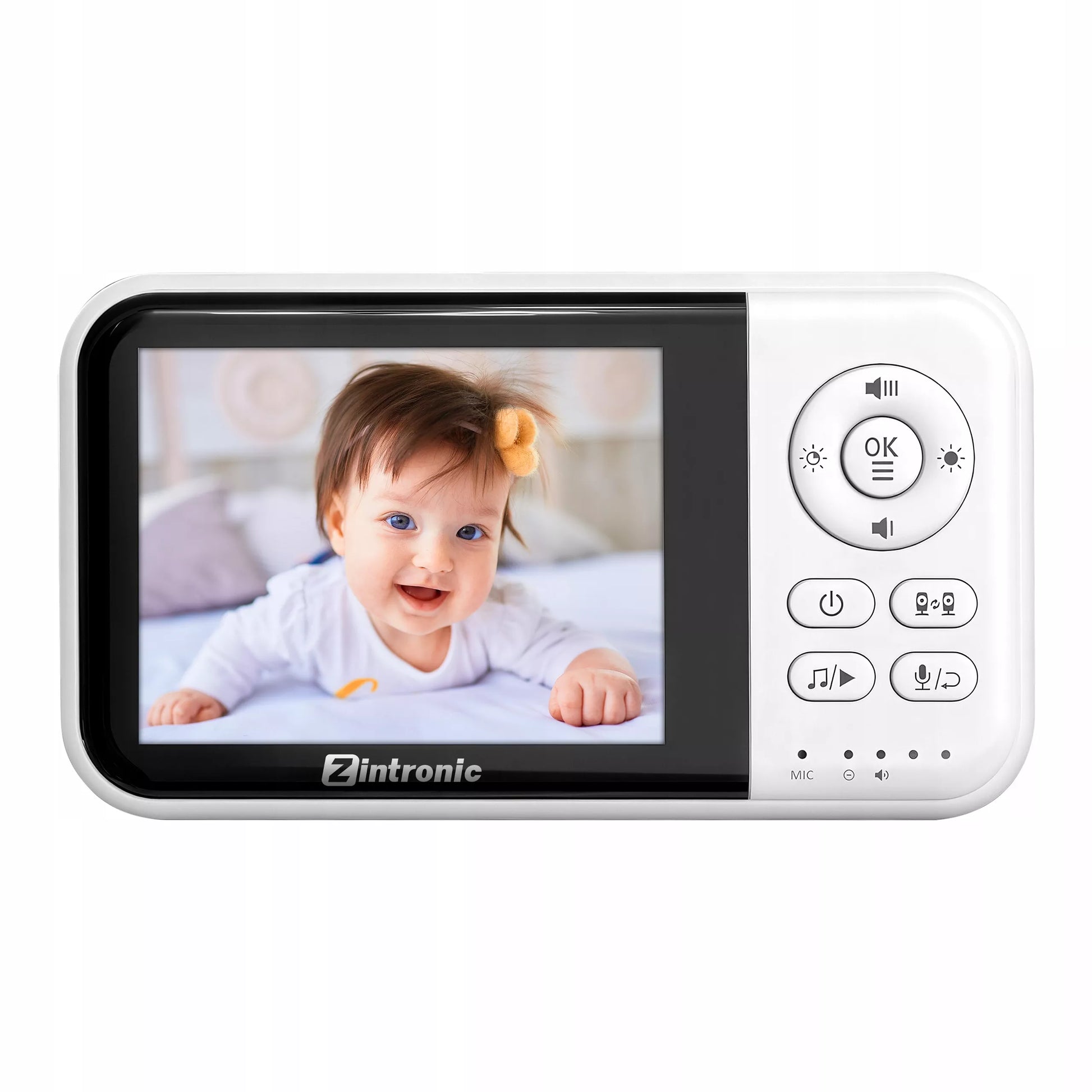 Elektroninė auklė Baby Monitor 3.2" Kamera + Ekranas | Tiesioginis vaizdas