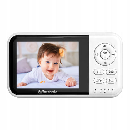 Elektroninė auklė Baby Monitor 3.2" Kamera + Ekranas | Tiesioginis vaizdas