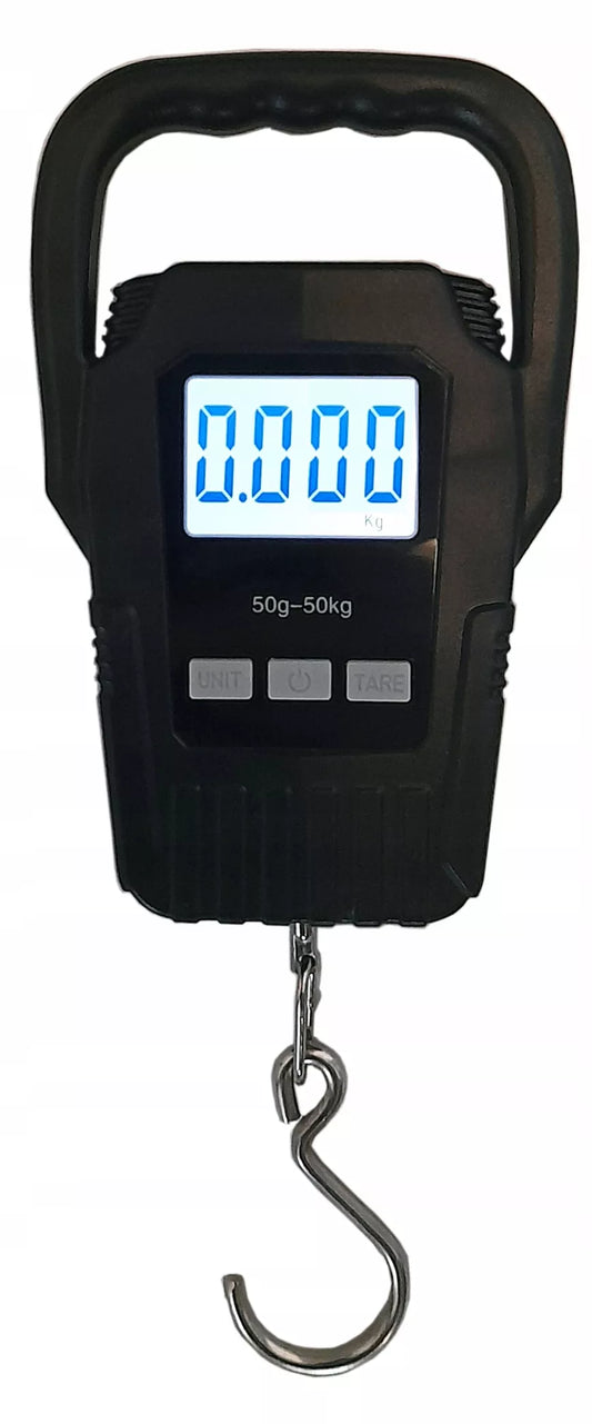 Elektroninės kablinės žvejybinės svarstyklės 40kg