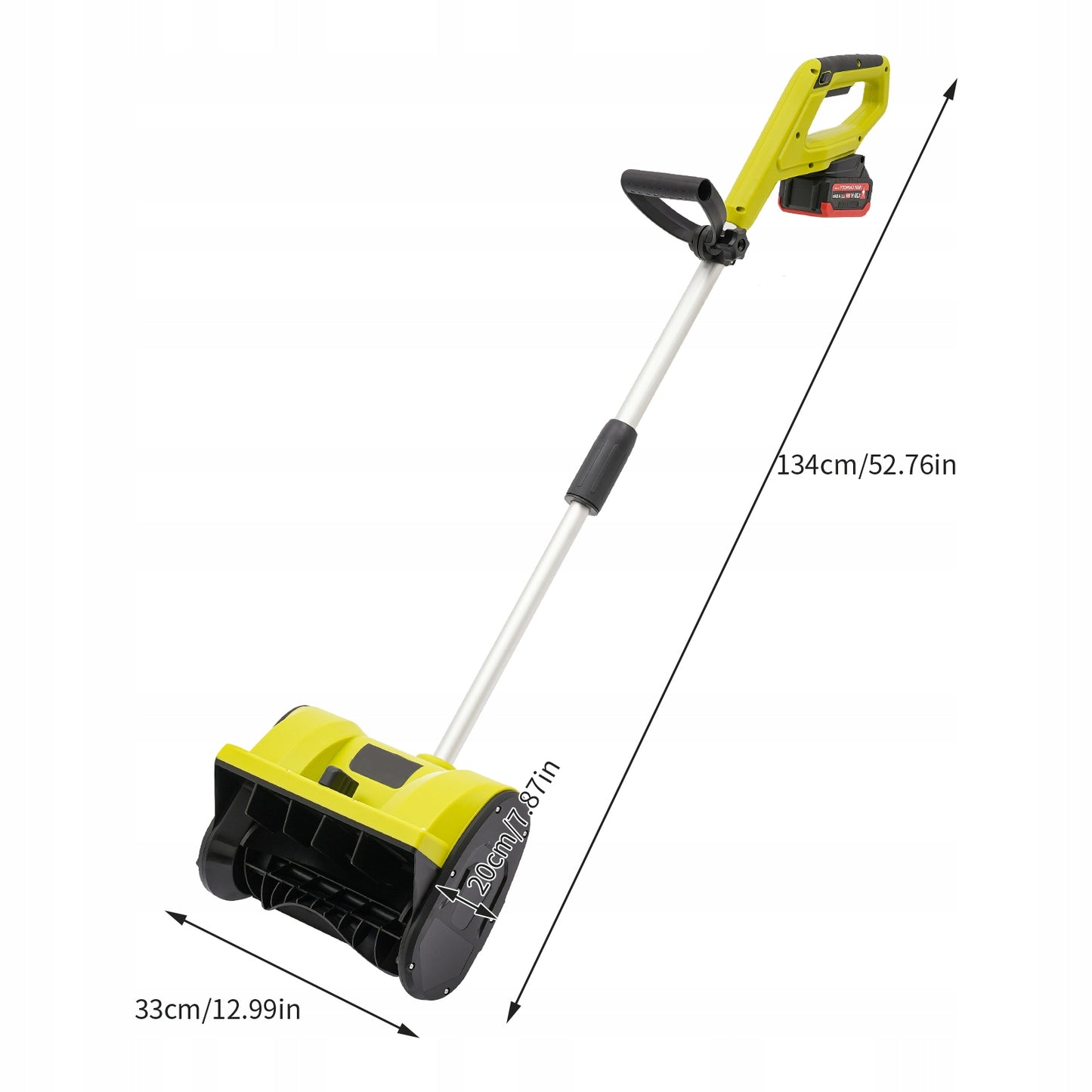 Elektrinis sniego pūstuvas, 1200W Akumuliatorinis belaidis kiemo šlavimo įrenginys lauke