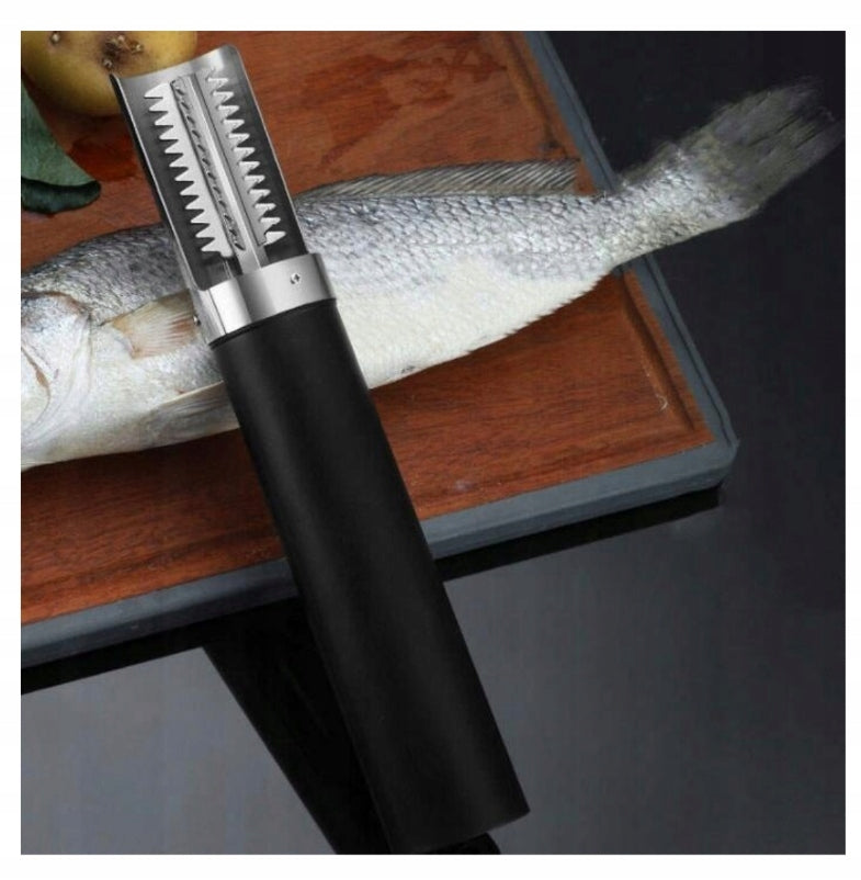 Elektrinis žuvų skaleris 120W, skaleris su ašmenimis – žvynų lupimas