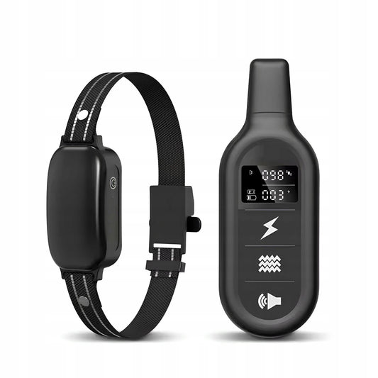 Elektrinė dresavimo apykaklė šuniui 800M vandeniui atspari, su nuotolinio valdymo pulteliu, DIDELĖ BATERIJA