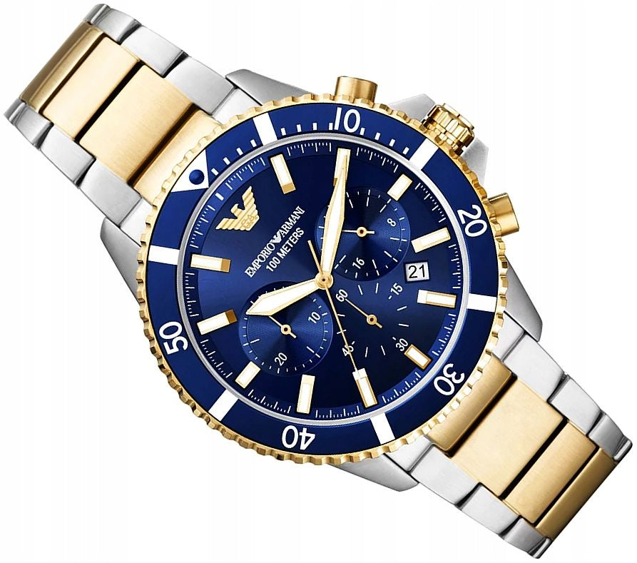 Emporio Armani AR11362 vyriškas laikrodis elegantiškas sertifikuotas dovanai