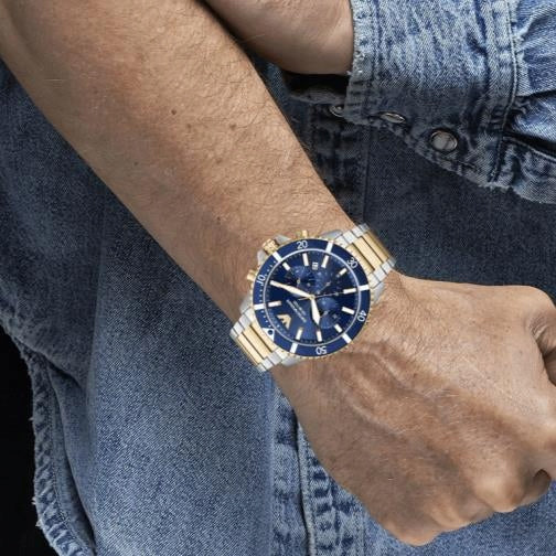 Emporio Armani AR11362 vyriškas laikrodis elegantiškas sertifikuotas dovanai