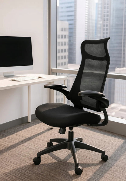 Ergonomiška biuro kėdė GIOSEDIO FHX004 su reguliuojamais porankiais, BHP