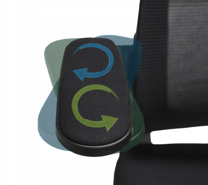 Ergonomiška biuro kėdė GIOSEDIO FHX004 su reguliuojamais porankiais, BHP