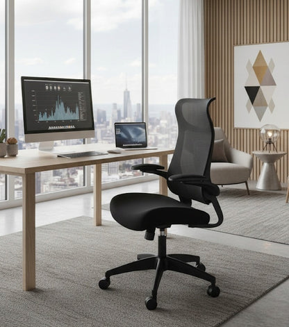 Ergonomiška biuro kėdė GIOSEDIO FHX004 su reguliuojamais porankiais, BHP